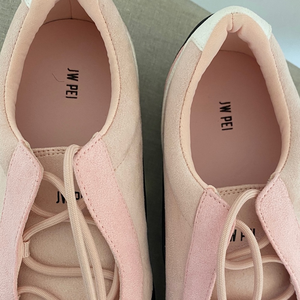 JW PEI Pink & Black Slip-On Athletic Sneakers - Picture 2 of 3